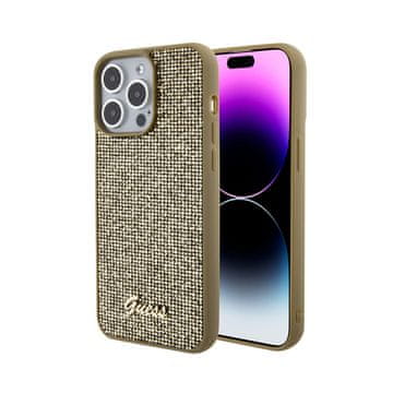Guess Disco metalna maskica za iPhone 15 Pro Max (zlatna)