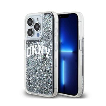 DKNY Liquid Glitter Big Logo - Futrola za iPhone 15 Pro (Crna)