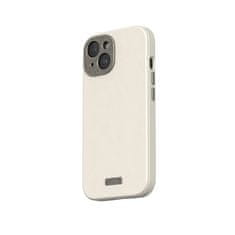 Moshi Napa MagSafe - kožna futrola za iPhone 15 (bijela boja jajeta)