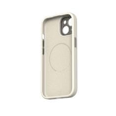 Moshi Napa MagSafe - kožna futrola za iPhone 15 (bijela boja jajeta)