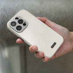 Moshi Napa MagSafe - kožna futrola za iPhone 15 (bijela boja jajeta)