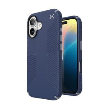 Speck Presidio2 Grip - Futrola za iPhone 16 (Primorsko plava / Prašnjavo siva / Bijela)