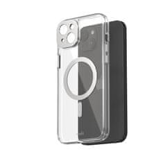 Moshi iGlaze MagSafe - maskica za iPhone 15 Plus (srebrna)