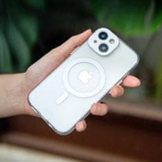 Moshi iGlaze MagSafe - maskica za iPhone 15 (srebrna)