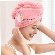 FRILLA® Brzosušeći ručnik za kosu od mikrovlakana, turban za brzo i nježno sušenje kose, 2 kom | HAIRWRAP