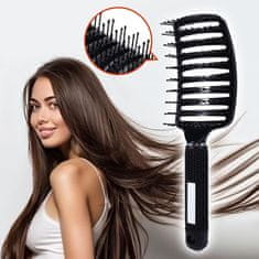 FRILLA® Antistatička četka za raščešljavanje kose, lagana i nježna za svakodnevnu upotrebu | TANGLEMASTER