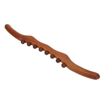 SOLFIT® Drveni masažni valjak protiv celulita, ručni roller za tijelo i limfnu masažu, 53 cm | RELAXIE