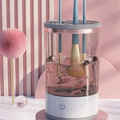 FRILLA® Uređaj za čišćenje kistova za šminku, električni čistač s posudom za pranje i sušenje | BRUSHNISTA