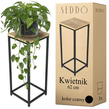 Stalak za cvijeće za biljke, posude, metalni stalak za cvijeće, visok 62 cm