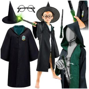 Kostim harry potter bal maskenbal naočale čarobni štapić 134-140 prerušavanje ogrtač kostim harry potter bal maskenbal naočale čarobni štapić 128-134 prerušavanje ogrtač