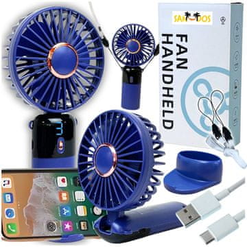 Mini prijenosni prijenosni ručni ventilator USB stalak