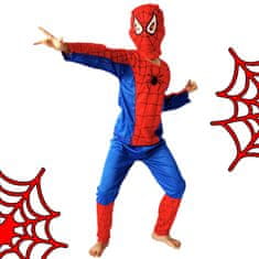 Spiderman kostim za karneval, maska, dječje 3u1 M