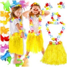 Havajski kostim, suknja, vijenac, ogrlice, hula, maškarana haljina, aloha odjevna kombinacija