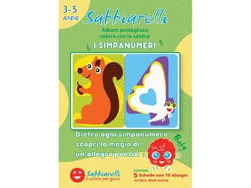 Sabbiarelli - Album za slikanje čarobnim pijeskom - Brojevi
