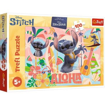 Trefl 16495 "100 - Stitch i prijatelji u akciji" / Disney