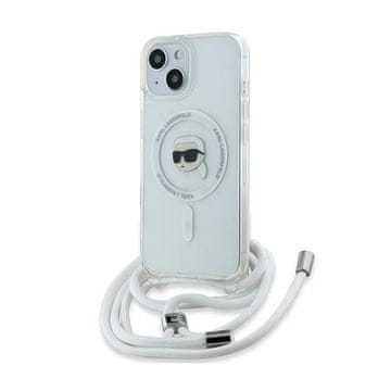 Karl Lagerfeld Crossbody IML Karl Head MagSafe - Futrola za iPhone 15 / 14 / 13 (prozirna)