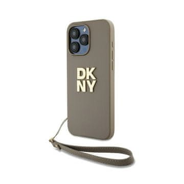 DKNY remen za zglob Stock Logo - Futrola za iPhone 15 Pro (bež)