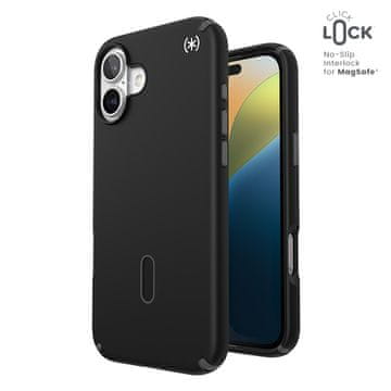 Speck Presidio2 Pro ClickLock & MagSafe - maskica za iPhone 16 Plus (crna / škriljevo siva / bijela)