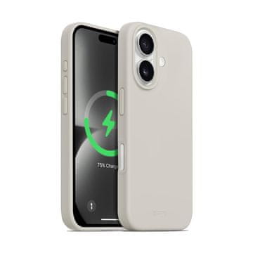 Crong Color Cover Magnetic - MagSafe maska za iPhone 16 (kameno bež)
