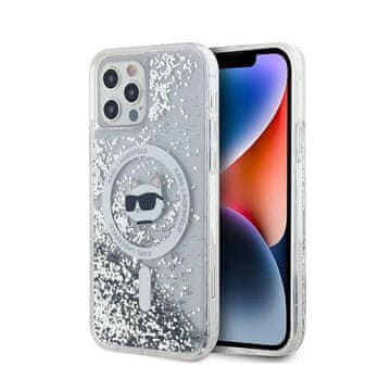 Karl Lagerfeld Liquid Glitter Choupette Head MagSafe - Futrola za iPhone 12 / iPhone 12 Pro (Prozirna)
