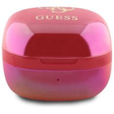 Guess 4G Printed Logo - TWS Bluetooth slušalice + torbica za punjenje (fuksija)