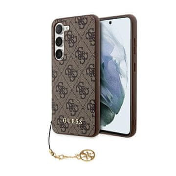 Guess 4G kolekcija privjesaka - maskica za Samsung Galaxy A35 5G (smeđa)