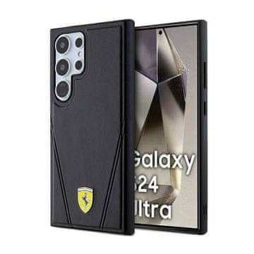 Ferrari Hot Stamp V Lines MagSafe maskica za Samsung Galaxy S24 Ultra (crna)