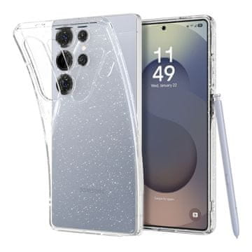 Spigen Liquid Crystal Glitter maskica za Samsung Galaxy S25 Ultra (prozirna)
