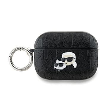 Karl Lagerfeld Monogram Karl & Choupette Head - Futrola za AirPods Pro 2 (crna)