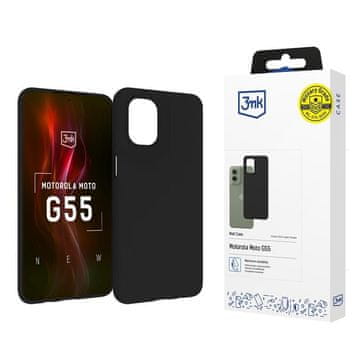 3MK Matt Case - Futrola za Motorola Moto G55 5G (Crna)