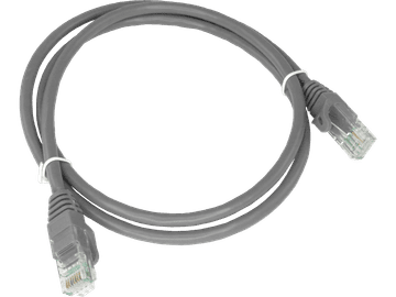 Patch-kabel U/UTP kategorije 6 PVC 0,25 m sivi