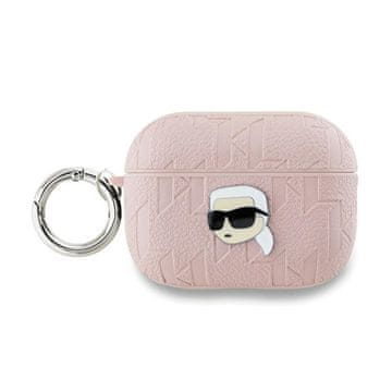 Karl Lagerfeld Monogram Karl Head - Futrola za AirPods Pro 2 (Roza)