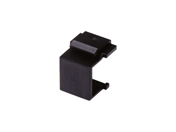 crni adapter za utikač s rupom za keystone