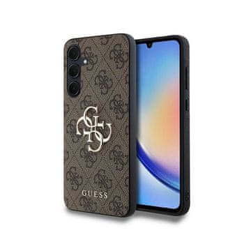 Guess 4G Big Metal Logo - maskica za Samsung Galaxy A35 5G (smeđa)