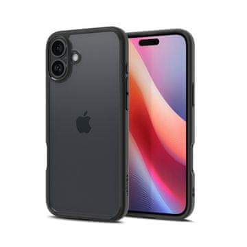 Spigen Ultra Hybrid - maskica za iPhone 16 (mat crna)