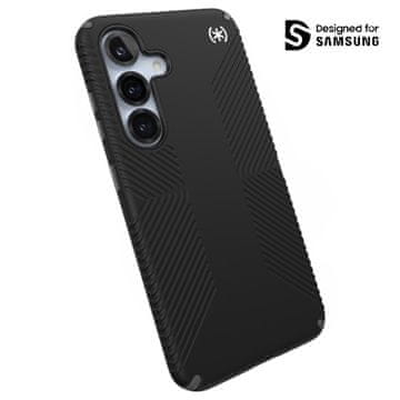 Speck Presidio2 Grip Magnet - MagSafe maskica za Samsung Galaxy S25 / 24 (crna/siva/bijela)