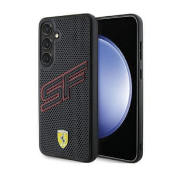 Ferrari Big SF perforirana maskica za Samsung Galaxy S24+ (crna)