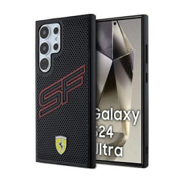 Ferrari Big SF perforirana maska za Samsung Galaxy S24 Ultra (crna)