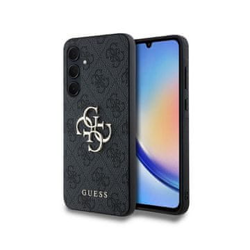 Guess 4G veliki metalni logo - maskica za Samsung Galaxy A35 5G (crna)