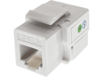 UTP cat.3 RJ11 (6p4c) telefonski keystone modul