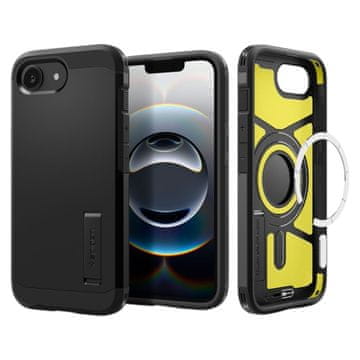 Spigen Tough Armor Mag MagSafe - Futrola za iPhone 16e (Crna)