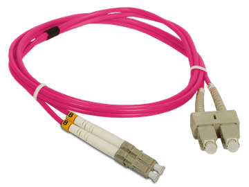Patch kabel MM OM4 LC-SC duplex 50/125 5,0 m