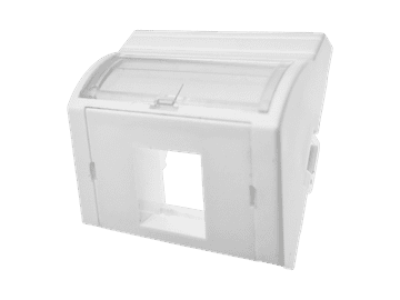 Adapter 45x45 1xRJ45 (konveksni kutni)