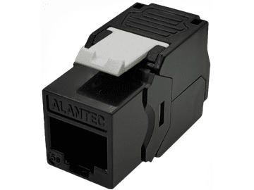 RJ45 keystone modul bez alata UTP kat. 5e, SLIM, crni