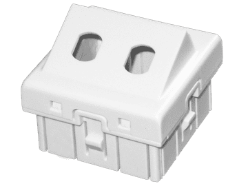 Dvostruki adapter 2xST 45x45 kutni