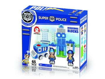 ICOM AKCIJA Veliki fleksibilni kreativni blokovi Ježevi Češljevi POLICE 65 kom. Izdržljivi