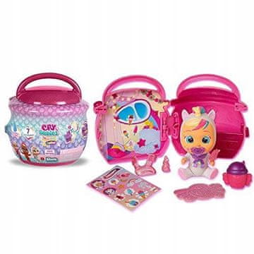 TM Toys Cry Babies KUĆICA ZA LUTKE 7-u-1 Plačuća lutka Čarobne suze + DODACI
