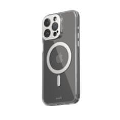 Moshi iGlaze MagSafe - maskica za iPhone 15 Pro Max (srebrna)
