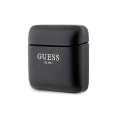 Guess printani logo - TWS Bluetooth slušalice + torbica za punjenje (crna)