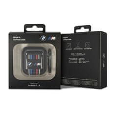 Bmw višebojne linije - futrola za AirPods 1/2 generacije (crna)